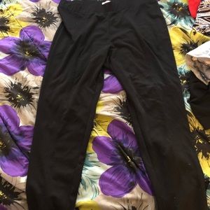 Black Leggings; Per Se; W 2X